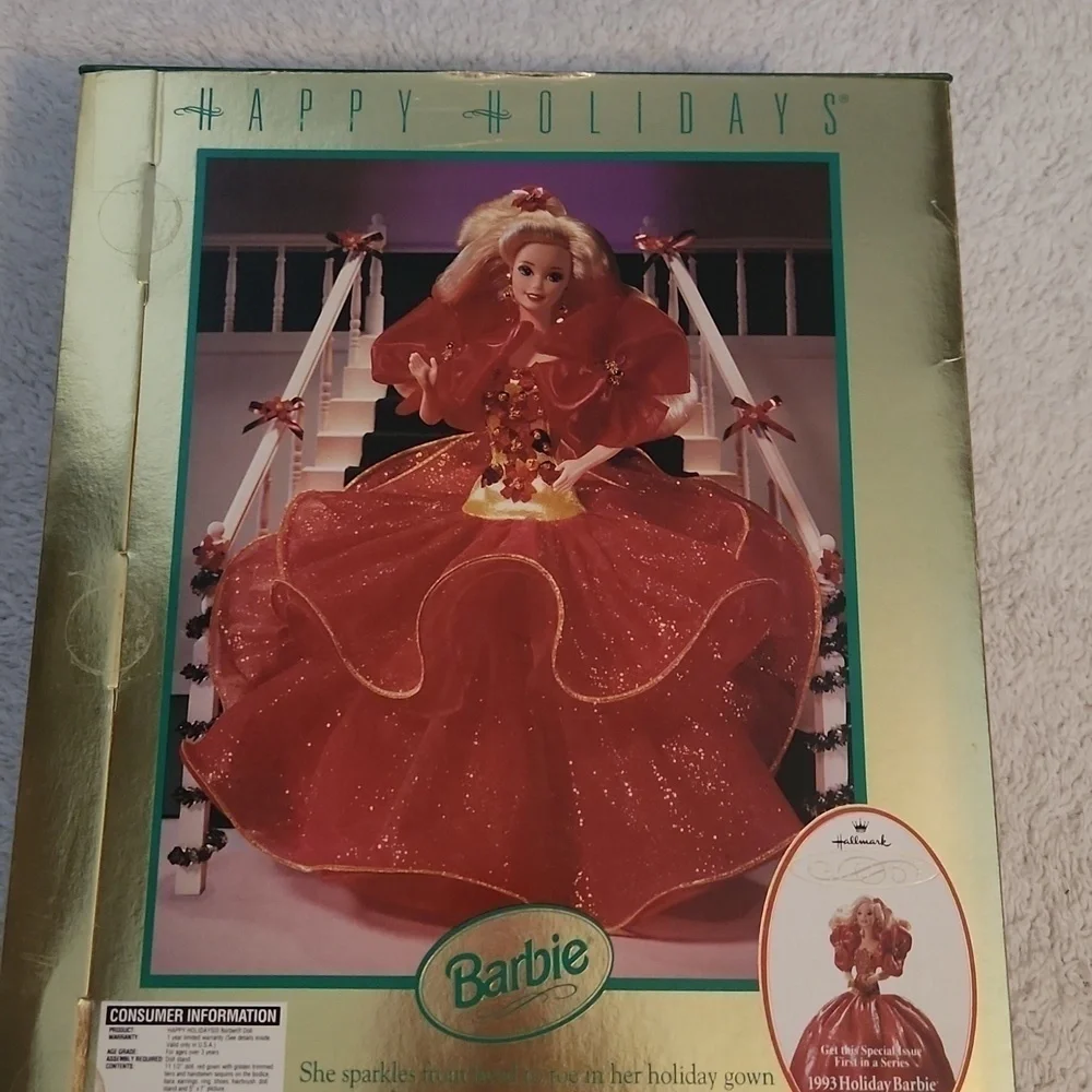 1993 MATTEL HAPPY HOLIDAYS BARBIE SPECIAL EDITION  NEW IN ORIGINAL BOX